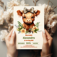 Farm Holy Cow Highland 1st Birthday