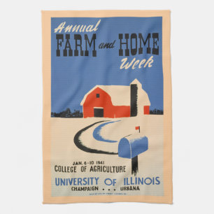 Farm & Home Week Tea Towel