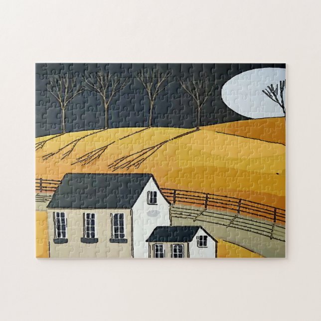 Farm House, add text, Jigsaw Puzzle (Horizontal)