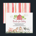 Farm House Animals Barnyard Books for Baby Postcard<br><div class="desc">Farm House Animals Barnyard Books for Baby Postcard</div>