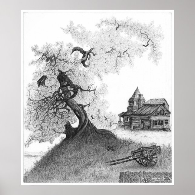 "Farm House," by Jeff Camden Poster (Front)