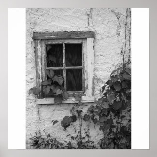 "Farm House Window" Poster