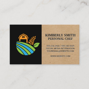 Farm Icon Business Card