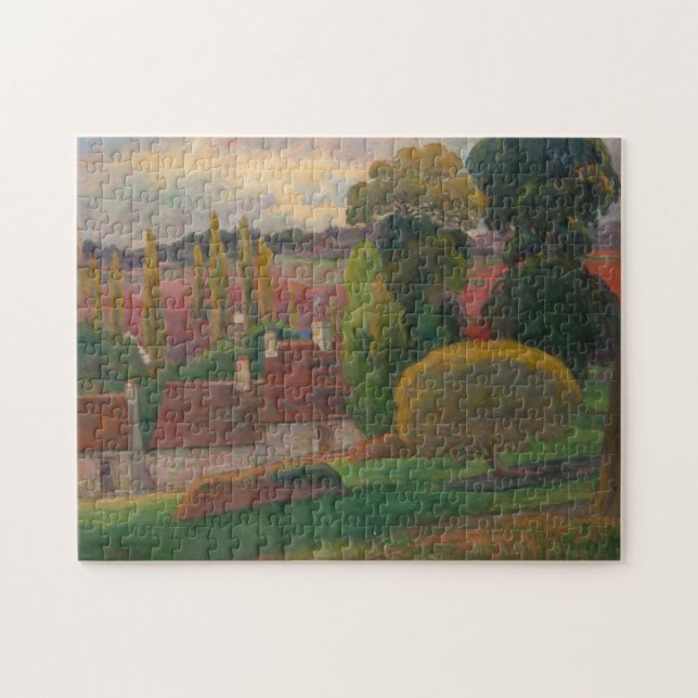 "Farm in Brittany" by Paul Gauguin Jigsaw Puzzle (Horizontal)
