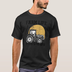 Farm Life Graphic Agriculture Agriculteur Farmer T T-Shirt