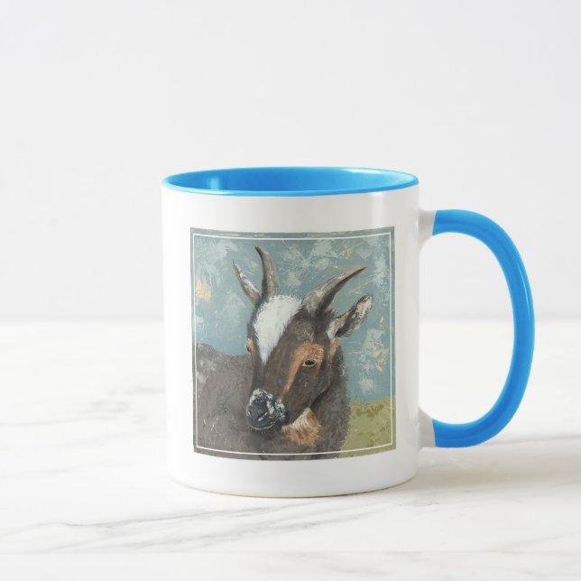 Farm Life-Grey Goat Mug (Right)