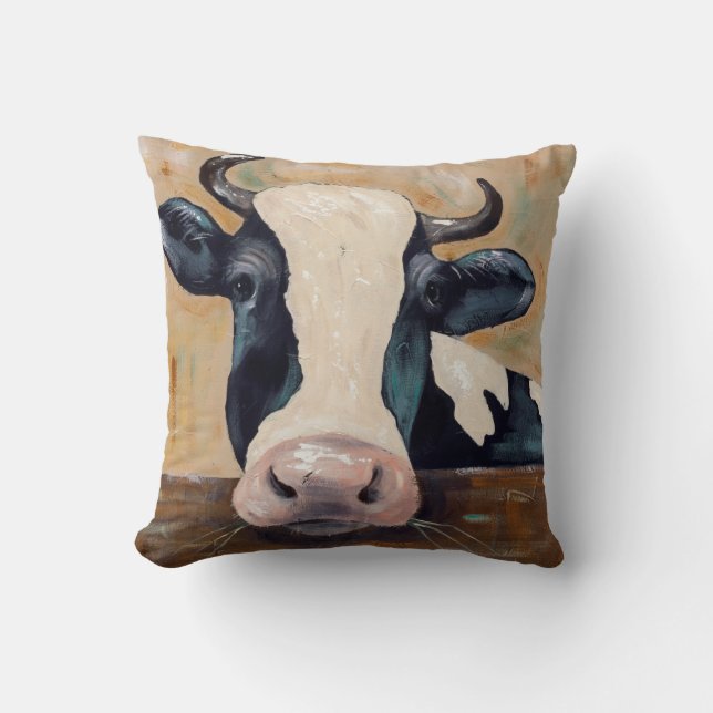 Farm Life - Gunther the Cow Cushion (Front)
