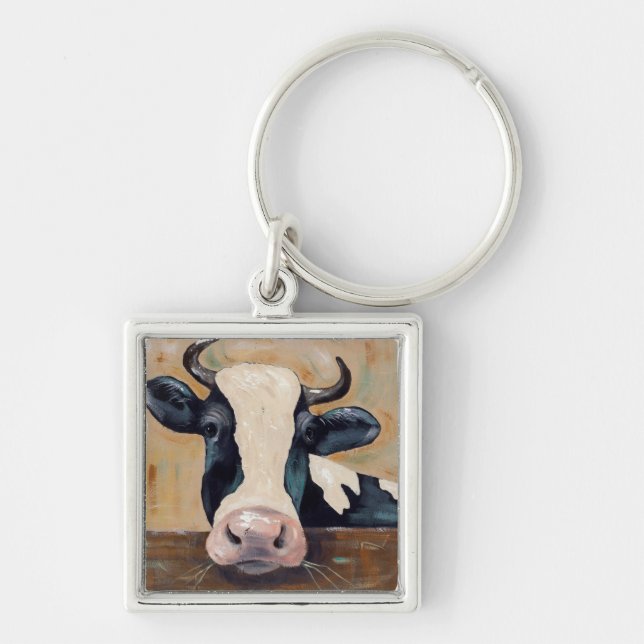 Farm Life - Gunther the Cow Key Ring (Front)