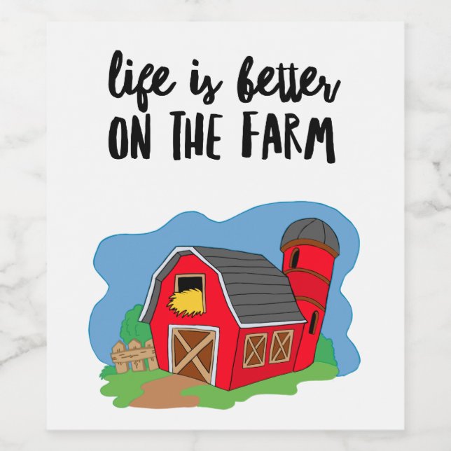 Farm Life Label (Single Label)