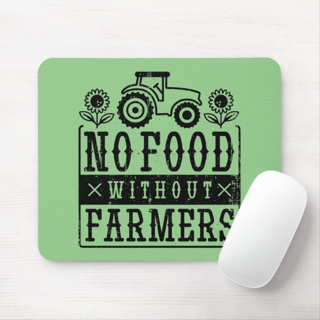 Farm Life Quote Mouse Pad (With Mouse)