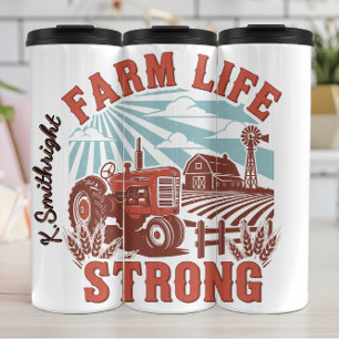 Farm Life Strong Thermal Tumbler