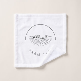 Farm Life  Wash Cloth