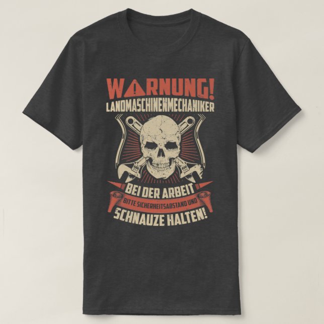 Farm Machinery Mechanic Gift  (2)  T-Shirt (Design Front)
