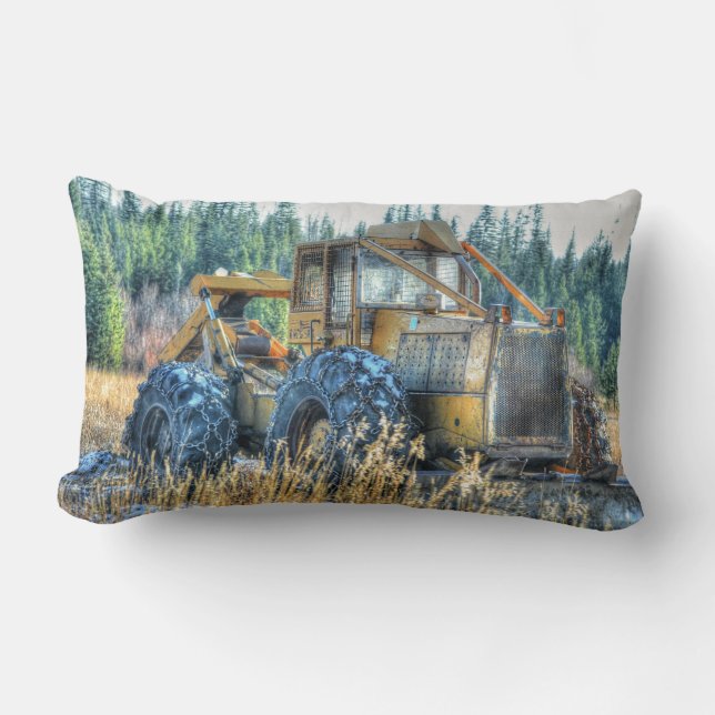 Farm Machinery, Tractor, Back-Hoe, Farm Vehicle Lumbar Cushion (Front)