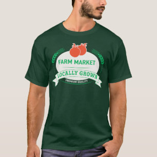 Farm Market Locally Grown Produce T-Shirt