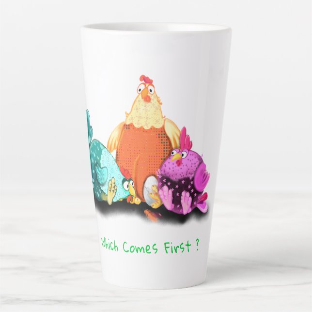 Farm Mug Chickens Waiting Egg To Hatch (Front)