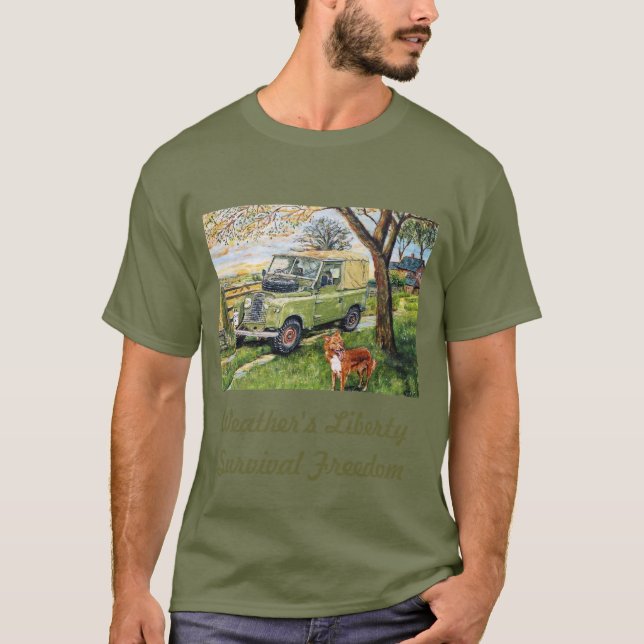 "Farm" Old Style Land Rover T-Shirt (Front)