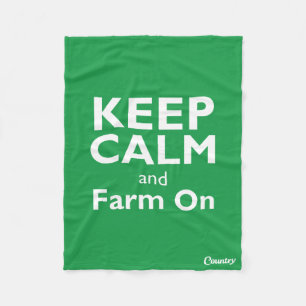 Farm On Fleece Blanket