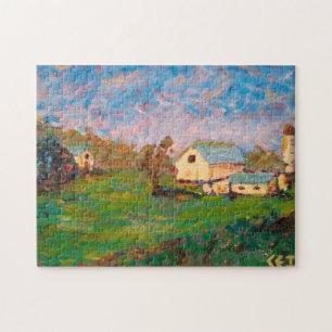 Farm on Mount Zion Road 11x14 inch Jigsaw Puzzle