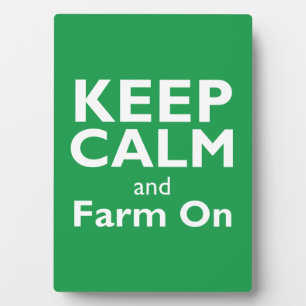 Farm On Plaque