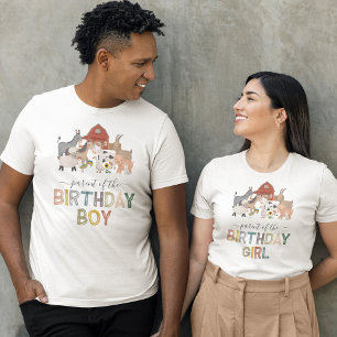 Farm Parent of the Birthday Girl T-Shirt