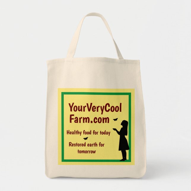 Farm Promotion 100% Cotton Grocery  Tote Bag (Front)