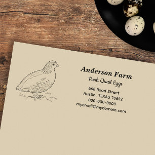 Farm Quail Eggs Return Address Self-inking Stamp