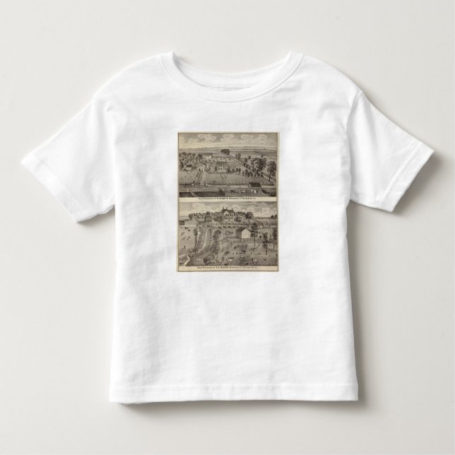 Farm residences of HB Kay and YA Glenn Toddler T-Shirt (Front)