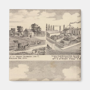 Farm, residences & pipe works magnet