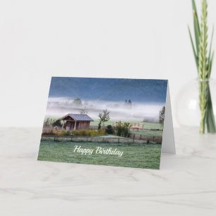 Farm Scene 2 Birthday Card