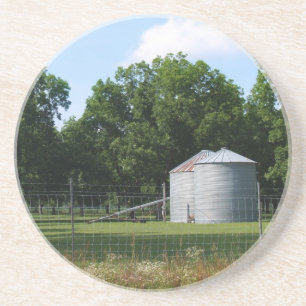Farm Series---Silos in GA Coaster