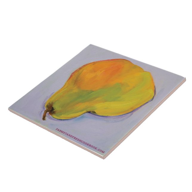 Farm Stand Fresh Pear Trivet (Side)