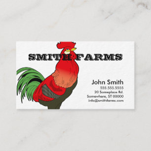Farm style business card template.