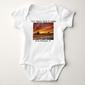 Farm sunset baby bodysuit
