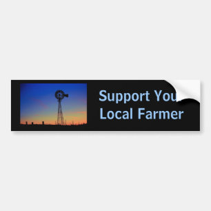 Farm Support Bumper Sticker - Cust... - Customised