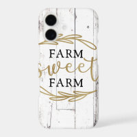 Farm Sweet Farm White Wood Country Farmhouse