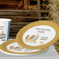 Farm Theme Cluck Cluck Chicken Kids Birthday Party
