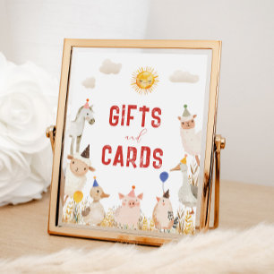 Farm Themed Gifts Birthday Sign