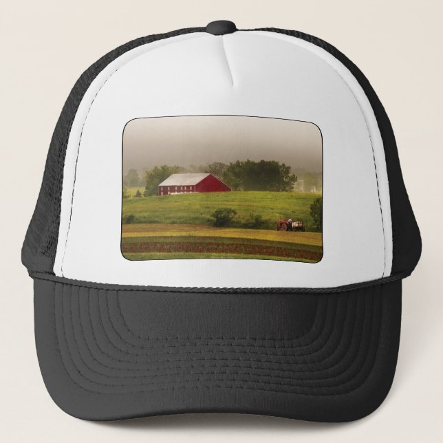 Farm - Tilling the fields Trucker Hat (Front)