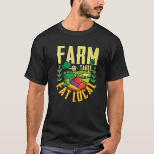 Farm to table eat local  agricultural ranch Premiu T-Shirt