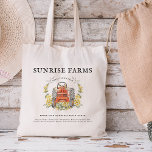 Farm to Table | Personalised Eco Grocery Tote Bag<br><div class="desc">Carry a piece of the countryside wherever you go with our Farm to Table | Personalised Eco Grocery Tote Bag. Featuring a beautifully illustrated vintage red tractor surrounded by lush yellow wildflowers, this tote captures the charm and warmth of farm life. The customisable "Sunrise Farms" text allows you to add...</div>