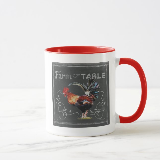 Farm to Table Rooster Mug (Right)