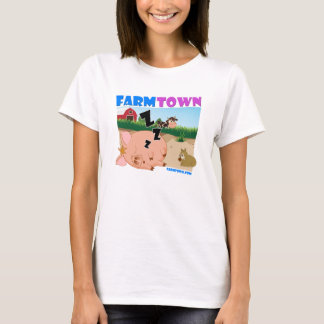Farm Town Sleepy Piggy T-Shirt