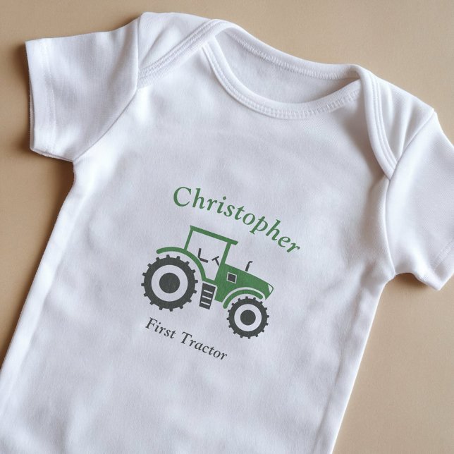 Farm Tractor Baby Bodysuit (Farm Tractor Baby Bodysuit)