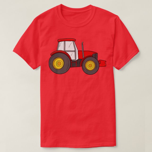 Farm Tractor Farmer Funny Women Rider   T-Shirt (Design Front)