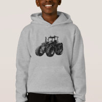 Farm Tractor Farmer Hoodie