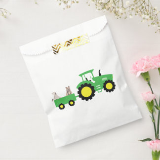 Farm Tractor Kid's Birthday Favour Bags