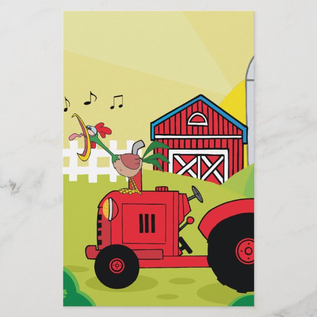 Farm Tractor Scrapbook Pages (Front)