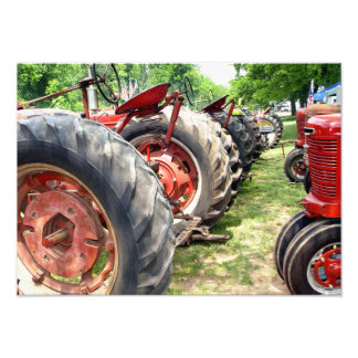 Farm Tractors Photo Print