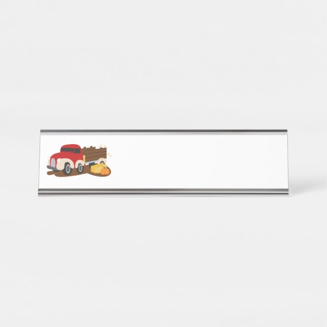 Farm Truck Desk Name Plate (Front)
